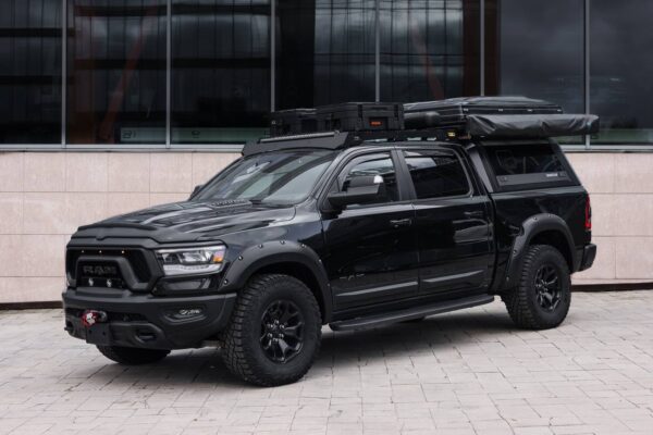 Black RAM pickup truck