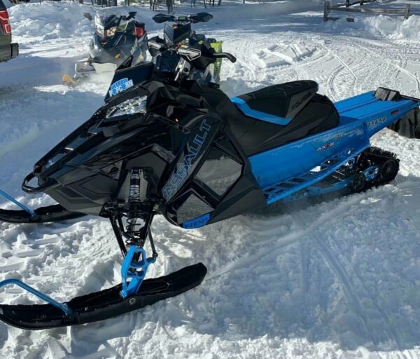 2023 Polaris 850 RMK Khaos Slash Assault 146 – Sky Blue/Black
